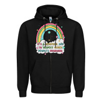 Black beautiful day to respect pronouns Zipper Hoodie - MaliasSmallBusiness