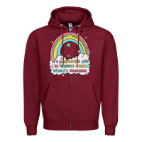 Beautiful Day To Respect Pronouns Zipper Hoodie | Teevron
