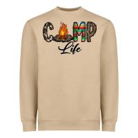 Mushroom camp life Heavyweight Sweatshirt - CowhideDigitalArt