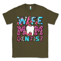 Army Green Wife Mom Dentist With Tooth And Floss Classic Tee - AdoDesignShop