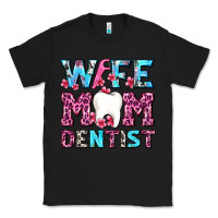 Black Wife Mom Dentist With Tooth And Floss Classic Tee - AdoDesignShop