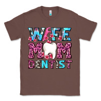 Chestnut Wife Mom Dentist With Tooth And Floss Classic Tee - AdoDesignShop