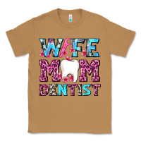 Toasted Coconut Wife Mom Dentist With Tooth And Floss Classic Tee - AdoDesignShop