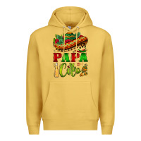 Antique Gold papa cito sombrero Premium Hoodie - BarkalooDesign