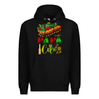 Black papa cito sombrero Premium Hoodie - BarkalooDesign