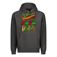 Charcoal Heather papa cito sombrero Premium Hoodie - BarkalooDesign