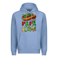 Colony Blue papa cito sombrero Premium Hoodie - BarkalooDesign
