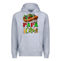 Heather Grey papa cito sombrero Premium Hoodie - BarkalooDesign