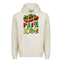 Oatmeal Heather papa cito sombrero Premium Hoodie - BarkalooDesign