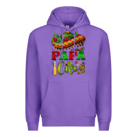 Purple papa cito sombrero Premium Hoodie - BarkalooDesign