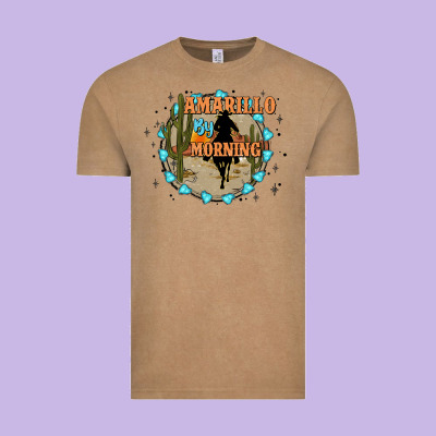 Amarillo By Morning Vintage Tee Designed By Jahusdesignshop