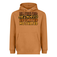 Meerkat elevated melanated educated motivated Heavyweight Hoodie - NancyCooperArtShop
