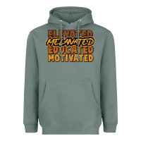 Sage elevated melanated educated motivated Heavyweight Hoodie - NancyCooperArtShop