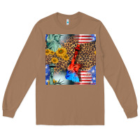 Toasted Coconut statue of liberty american flag Long Sleeve Tee - BundleAndBundleShop