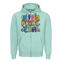 Seafoam in my pride era Zipper Hoodie - MaliasSmallBusiness