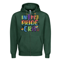 Sports Green in my pride era Zipper Hoodie - MaliasSmallBusiness