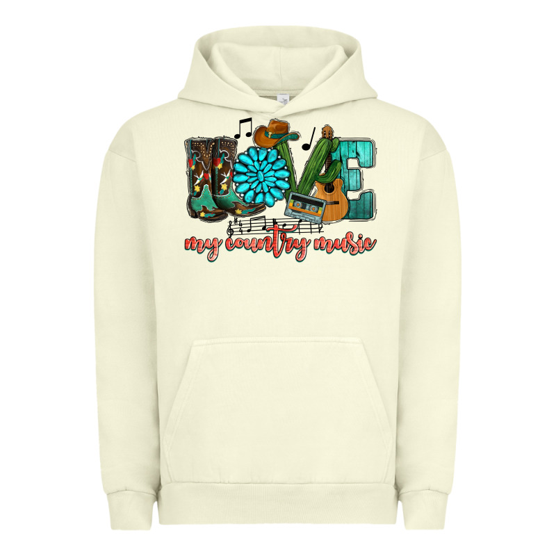 Western Love My Country Music Urban Hoodie by HowdyJamesFarm | Teevron