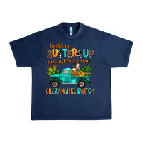 Navy buckle up buttercup you just flipped my crazy heif Urban Heavy Tee - AdoDesignShop