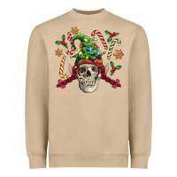 Mushroom elf skull Heavyweight Sweatshirt - FaDigitalArtStudio