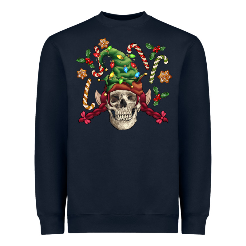 Elf Skull Heavyweight Sweatshirt by FaDigitalArtStudio | Teevron