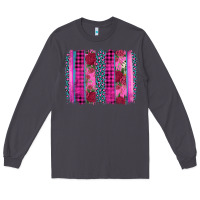 Smoke valentine's day floral leopard brushstroke Long Sleeve Tee - AdoDesignShop