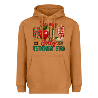 Meerkat in my holly jolly teacher era Heavyweight Hoodie - MaliasSmallBusiness