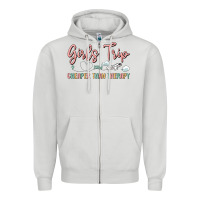 Dove Grey girls trip cheaper than therapy Zipper Hoodie - MaliasSmallBusiness