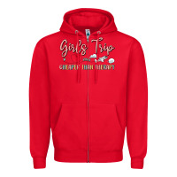 Red girls trip cheaper than therapy Zipper Hoodie - MaliasSmallBusiness