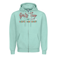 Seafoam girls trip cheaper than therapy Zipper Hoodie - MaliasSmallBusiness