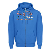 True Royal girls trip cheaper than therapy Zipper Hoodie - MaliasSmallBusiness