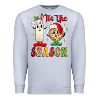 Heather Grey tis the season Premium Sweatshirt - MaliasSmallBusiness