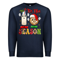 Navy tis the season Premium Sweatshirt - MaliasSmallBusiness