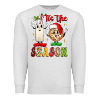 Oatmeal Heather tis the season Premium Sweatshirt - MaliasSmallBusiness