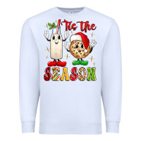 White tis the season Premium Sweatshirt - MaliasSmallBusiness