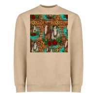 Mushroom horses with roses seamless pattern Heavyweight Sweatshirt - HRA Design Shop