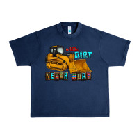 Navy a little dirt never hurt Urban Heavy Tee - AdoDesignShop