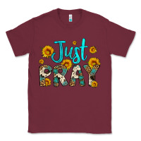 Burgundy just pray Classic Tee - Artiststas