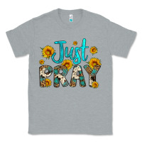 Heather Grey just pray Classic Tee - Artiststas