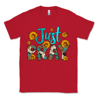 Red just pray Classic Tee - Artiststas