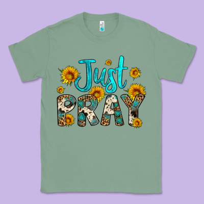 Just Pray Classic Tee Designed By Artiststas