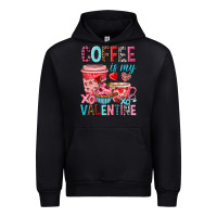Black Coffee is my Valentine Valentine's Day Urban Hoodie - HowdyJamesFarm