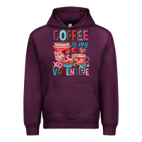 Mauve Wine Coffee is my Valentine Valentine's Day Urban Hoodie - HowdyJamesFarm