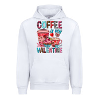 White Coffee is my Valentine Valentine's Day Urban Hoodie - HowdyJamesFarm