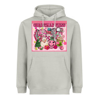 Moon Dust 3d retro pink christmas vibes Heavyweight Hoodie - MaliasSmallBusiness