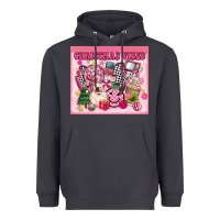 Smoke 3d retro pink christmas vibes Heavyweight Hoodie - MaliasSmallBusiness