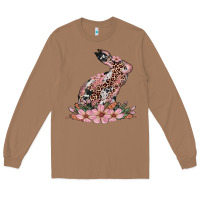 Toasted Coconut bunny with blossom flower Long Sleeve Tee - Artiststas
