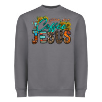 Storm give me coffee jesus Heavyweight Sweatshirt - RacoonDesign
