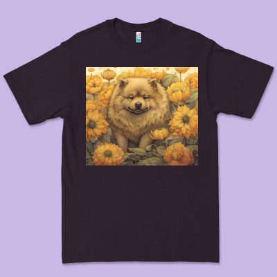 Chow Chow Premium Tee Designed By Unal Design