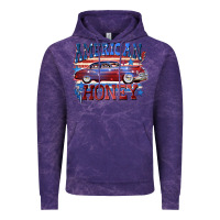 Cloud Purple American honey 4th of july Vintage Hoodie - CowGirlArtShop