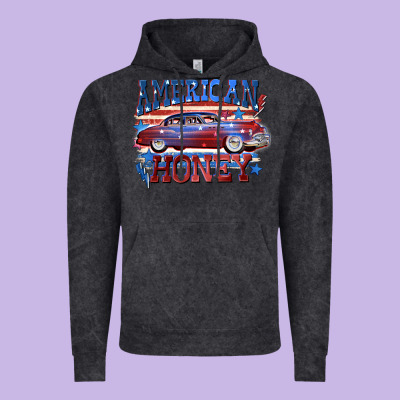 American Honey 4th Of July Vintage Hoodie Designed By Cowgirlartshop